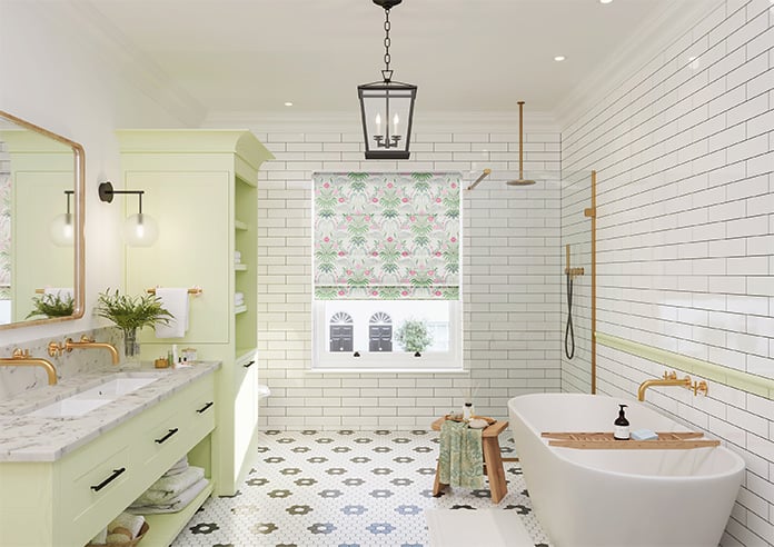 Cotswold Faux Silk, Candyfloss - Motorised Roman Blind - Image 8